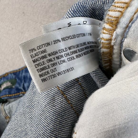 Wild Fable Shorts Medium Wash Blue Womens 00 Denim High-Rise Rolled Cuff Casual - Picture 6 of 8